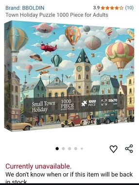 Small Town Holiday Puzzle 1000p Puzzle